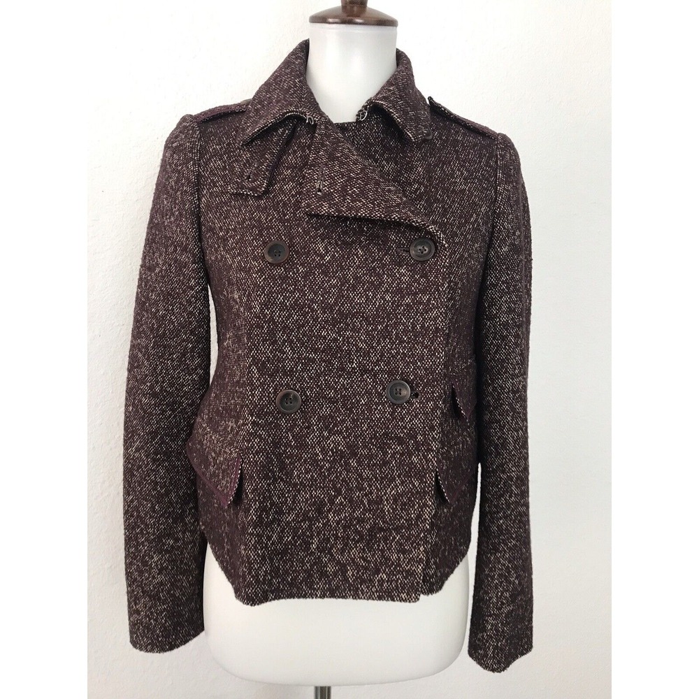 Piazza Sempione Jacket Women 40 Blazer Double Breast Quiet Luxury Italy